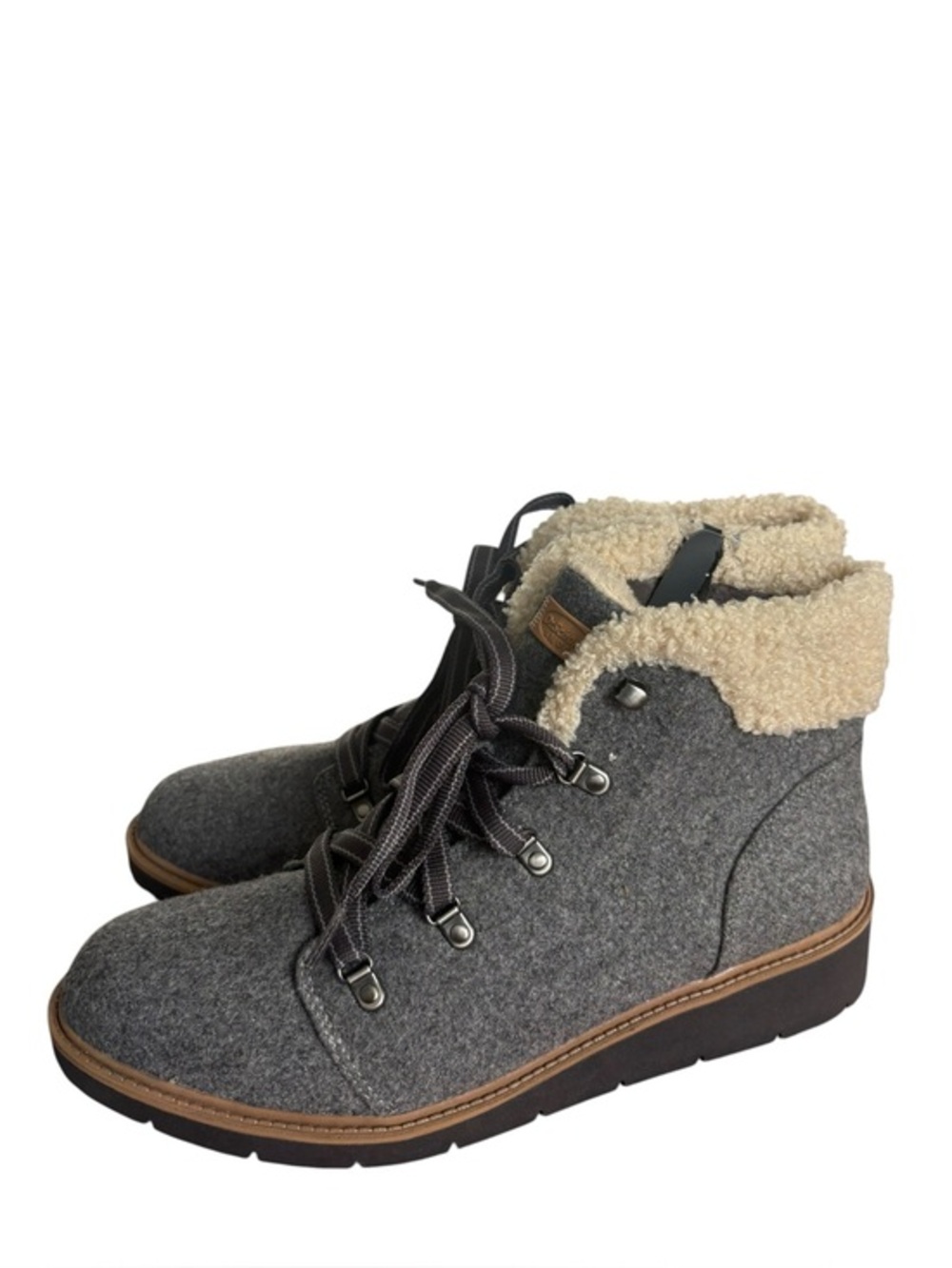 Dr. Scholl's Love To Wedge Bootie Gray Boots Women’s Size 11.